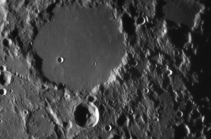 Ptolemaeus Closeup through Lowell 24 Inch Clark Refractor